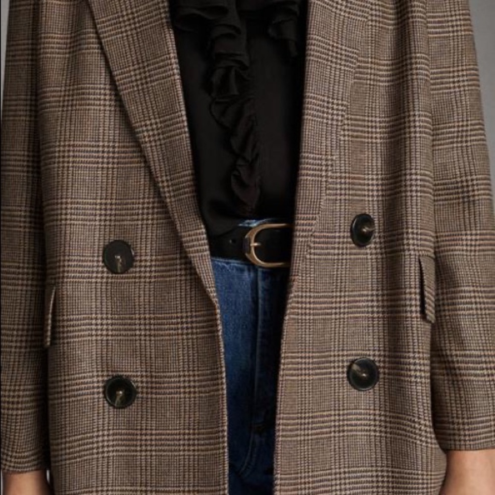 Massimo Dutti - Double Breasted Blazer - Wool blend